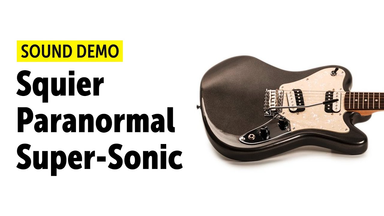 Squier Paranormal Super-Sonic - Sound Demo (no talking)