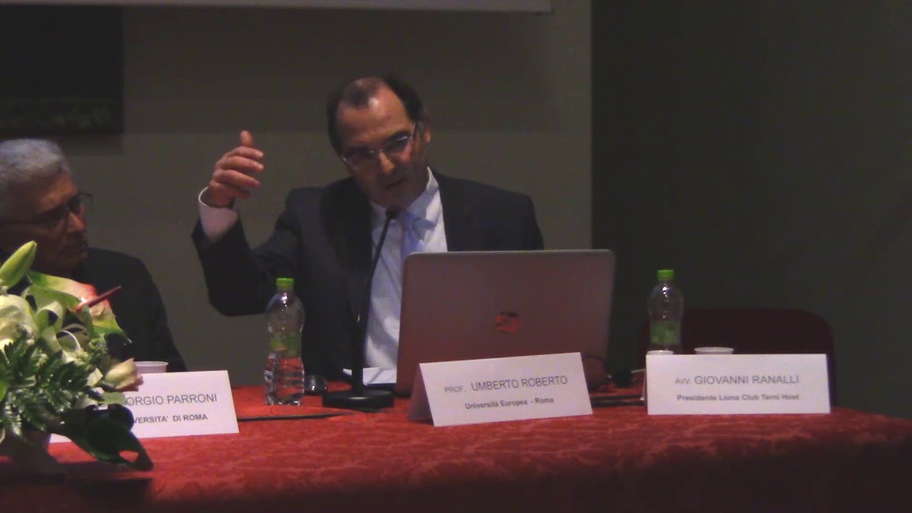 Intervento Prof  Umberto Roberto - Tacito, l'immagine degli antichi Germani e la cultura europea