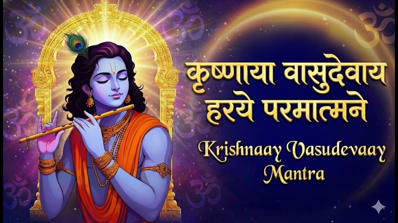 Om Krishnaya Vasudevaya Mantra | Deep Peace & Inner Stillness | Pure Vaishnav Devotional Chant - ABM