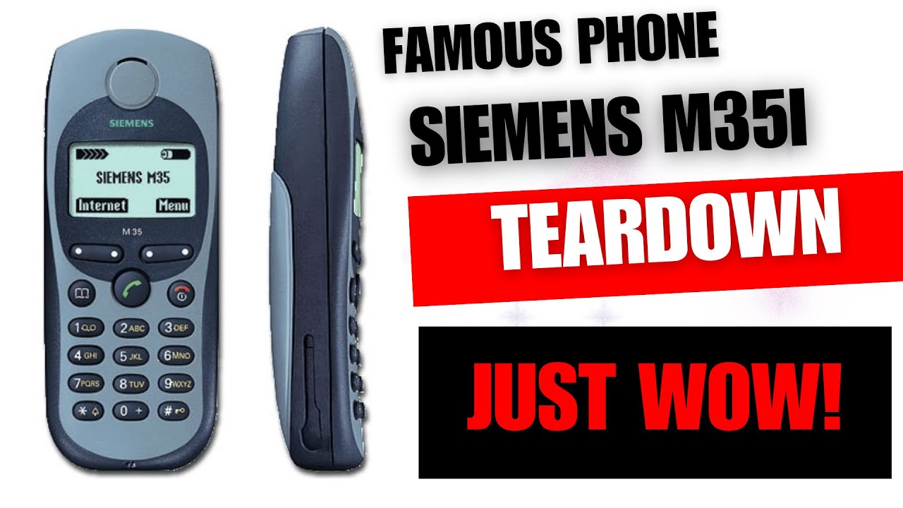 Siemens M35i Teardown: What’s Inside This Classic Phone?