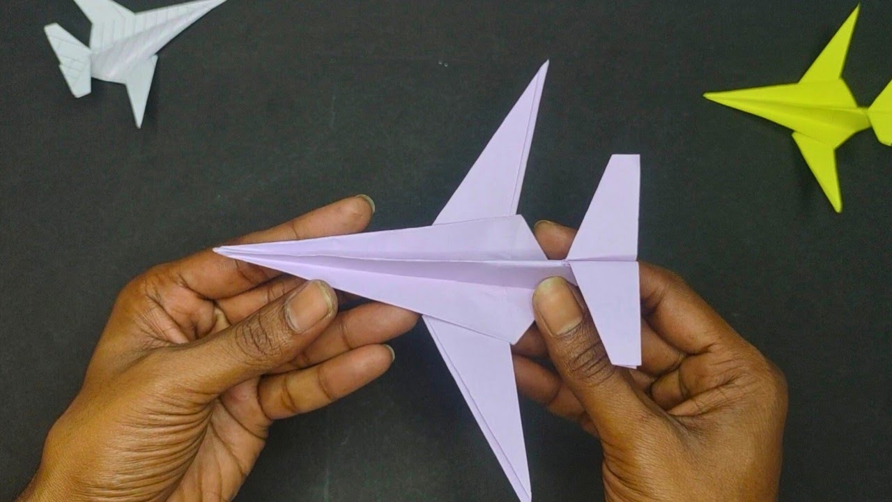 How to Make a Paper Jet Airplane ✈️