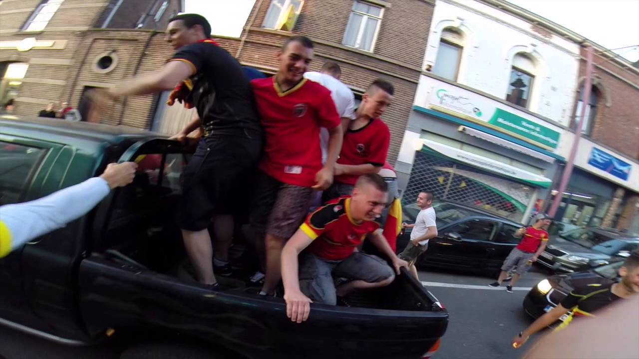 LEUZE-EN-HAINAUT - BELGIQUE COUPE DU MONDE AMBIANCE -