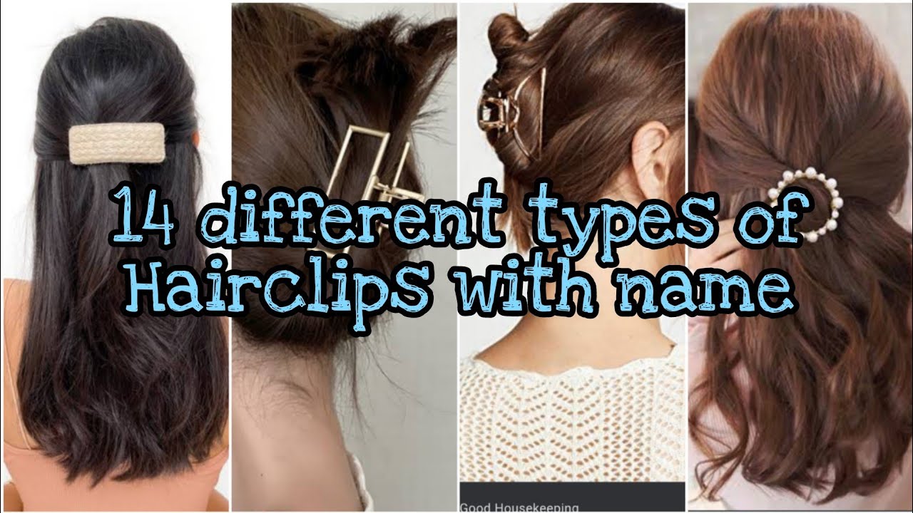 14 Different Types Of HairClips with name।TG Chic।।