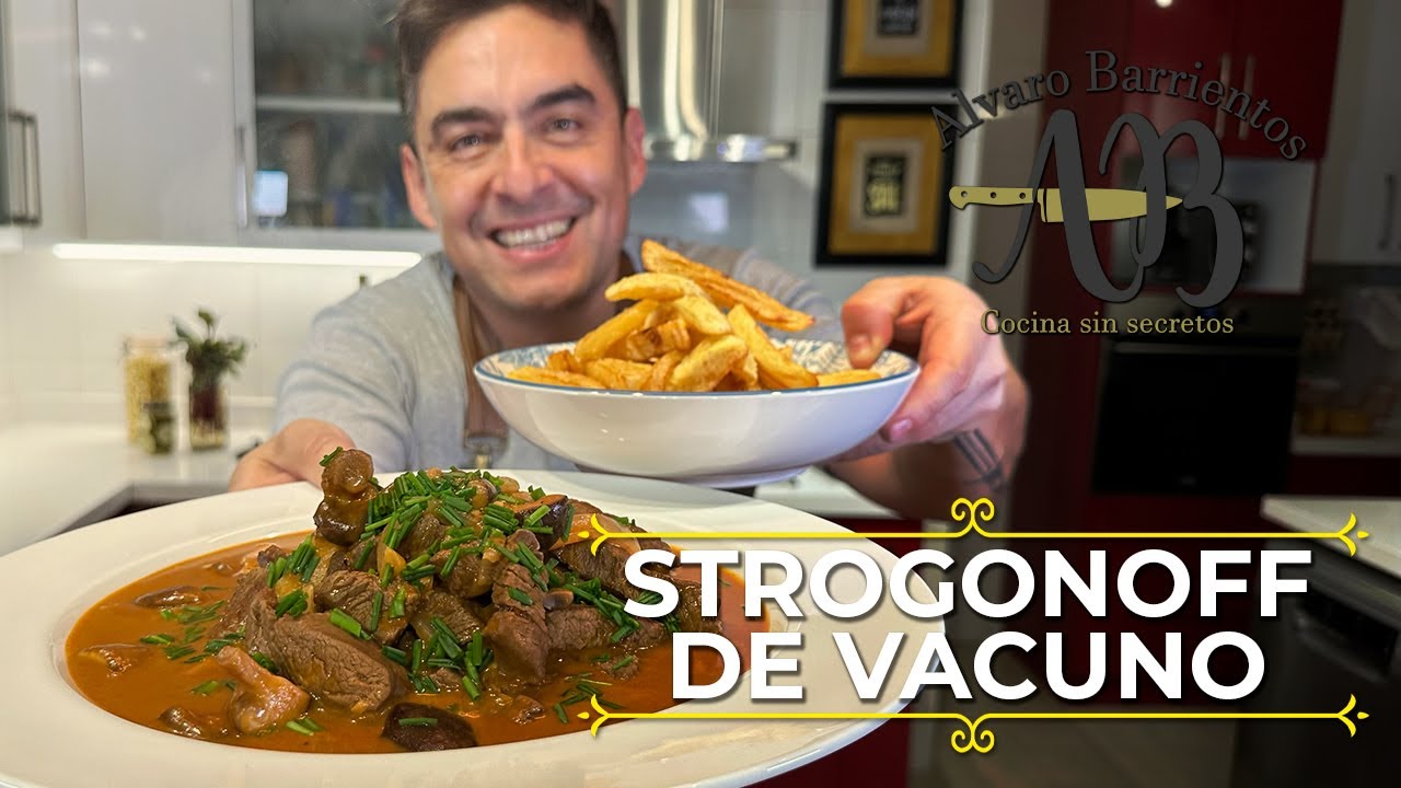 STROGONOFF DE VACUNO. LA RECETA PERFECTA QUE NO PUEDES DEJAR DE COCINAR. TE ENCANTARÁ