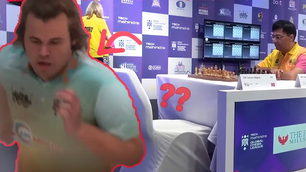 كارلسن المتأخر يحطم اناند (بترقية حصان)