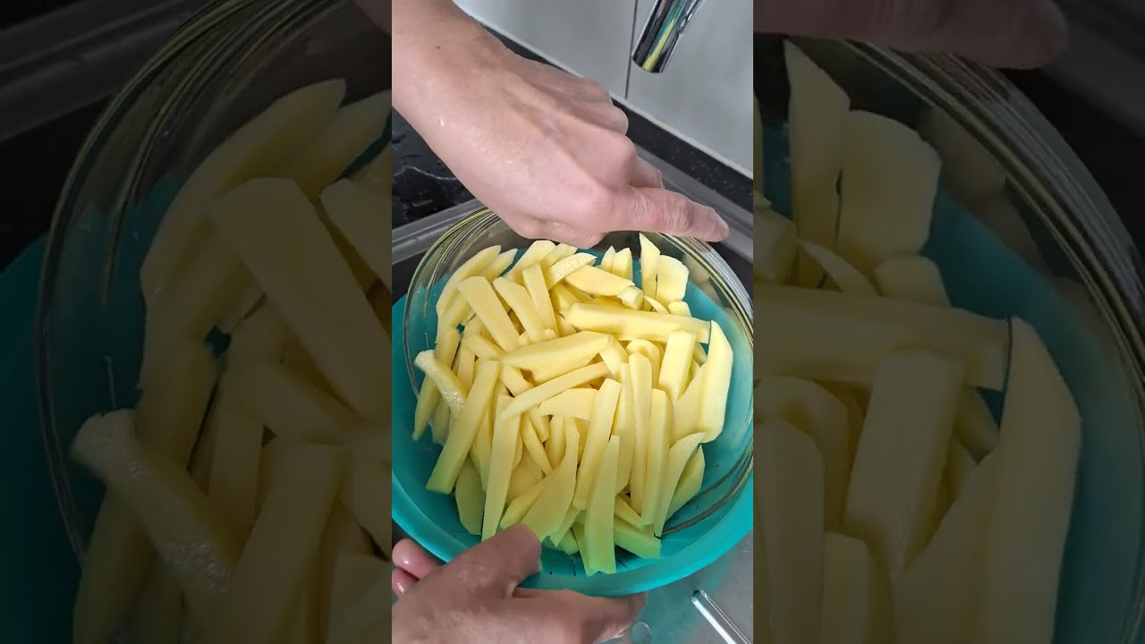 Astuces:  Frites congelés maison🍟 croquantes, dorées, irrésistibles 😁