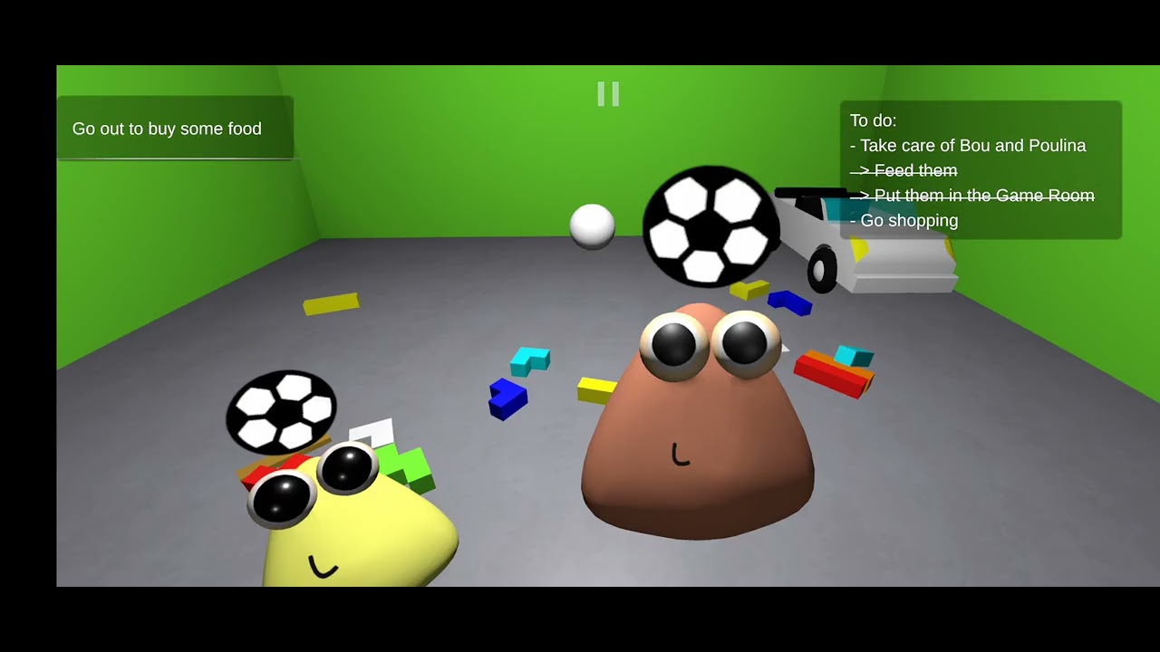 Jogando Pou do mal