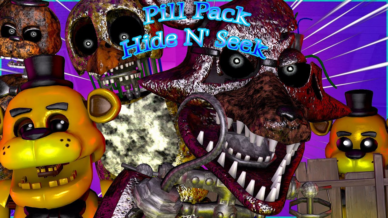 Pill Pack Hide N' Seek 5! (w/Xman723, Foxy Boy, Torna, Foxgamer & Grenda) ~ Gmod FNAF