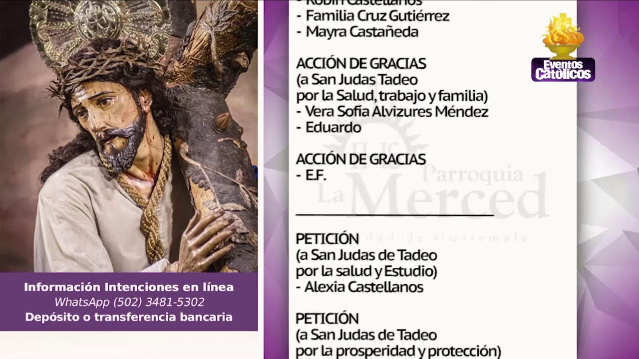 Santa Misa desde La Merced Cuarto Domingo de Cuaresma