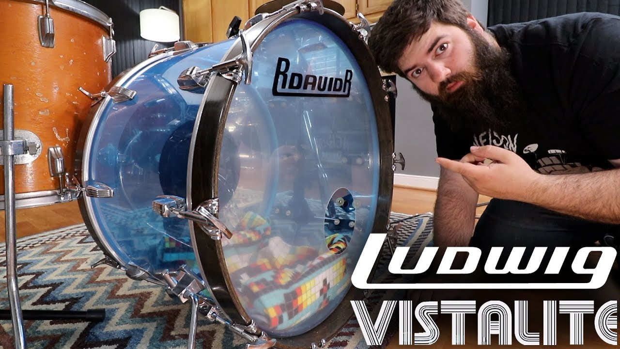 Rescuing a Ludwig Vistalite Bass Drum!