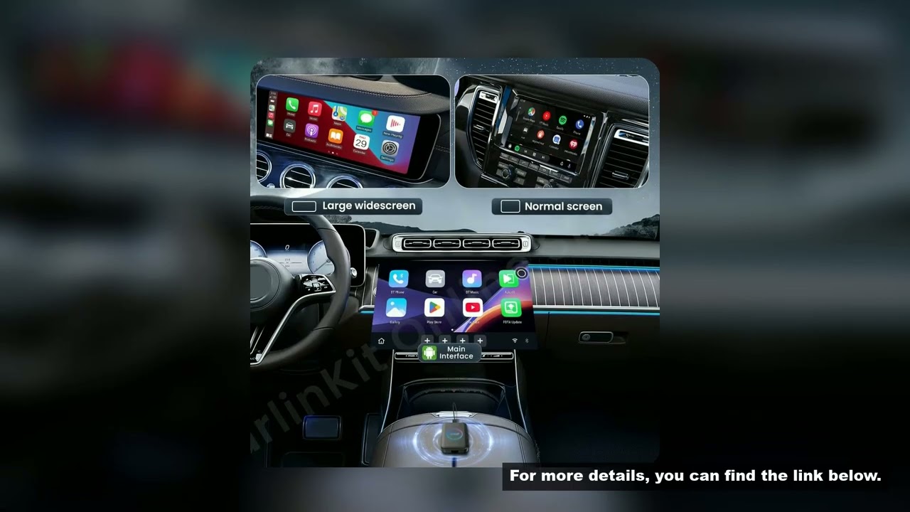 CarlinKit Android Tv Box Lite CarPlay Android auto Wireless Adatper for Car Media Player Netfilx You