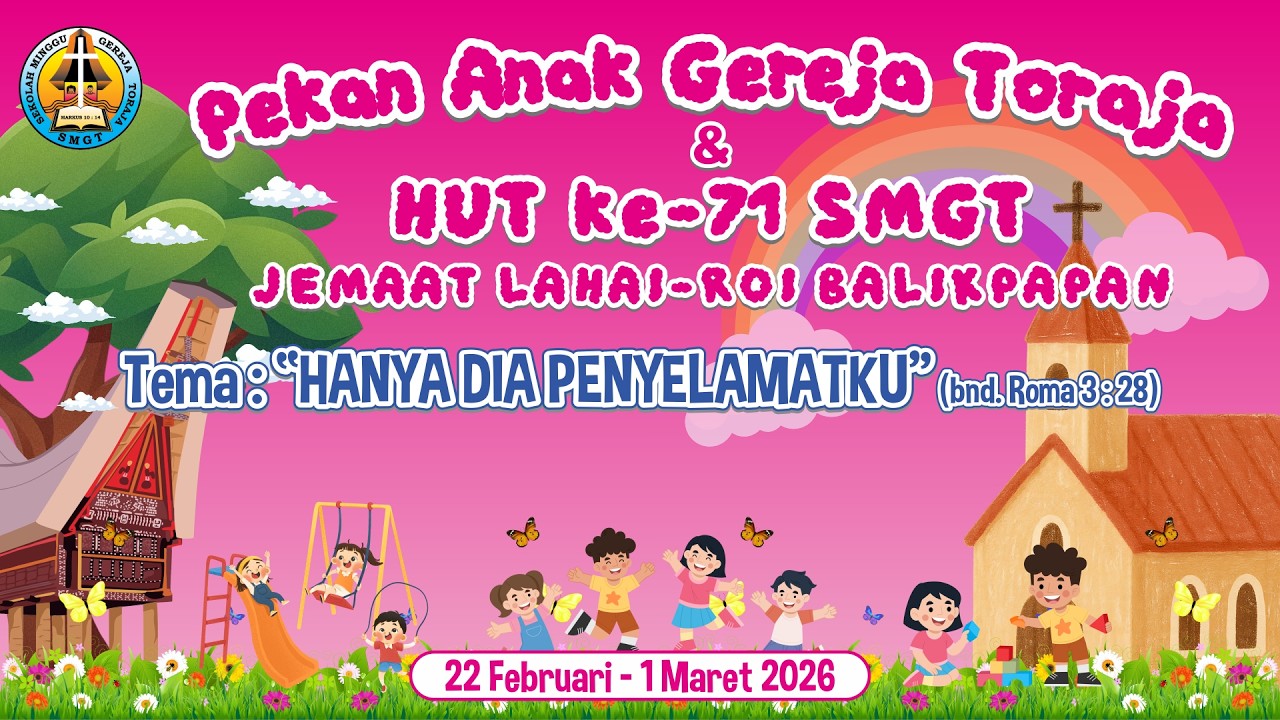 [LIVE] Ibadah Syukur HUT ke-71 SMGT Tahun 2026