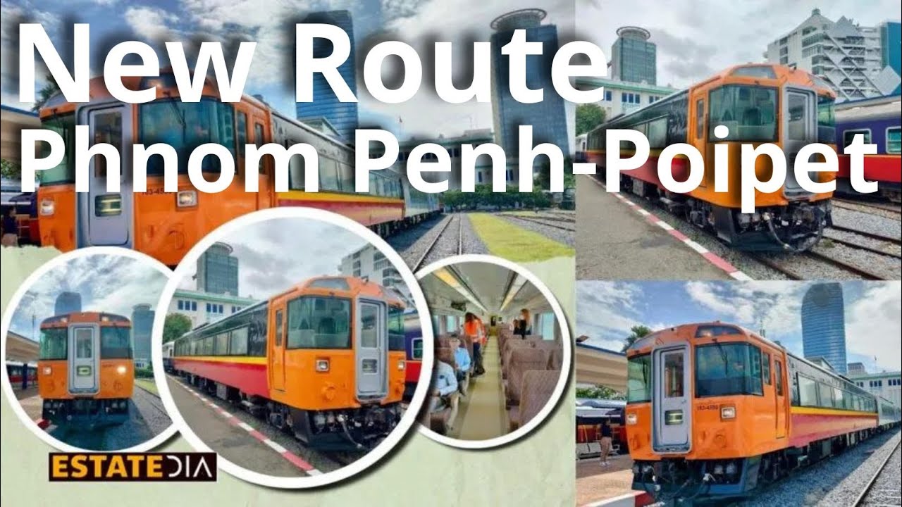 Royal Railway Cambodia Tests New Trains on Northern Route (Phnom Penh-Poipet)