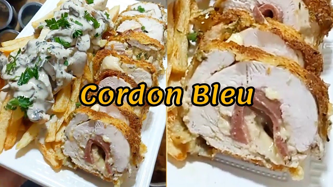 بصدر دجاج واحد حضرت فطوري في رمضان: Cordon Bleu اقتصادي ويحمر الوجه 🍖