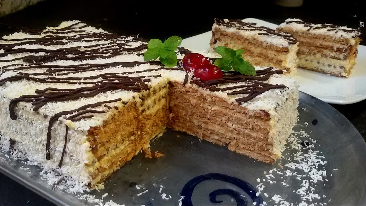 Tarta fabiola de galletas