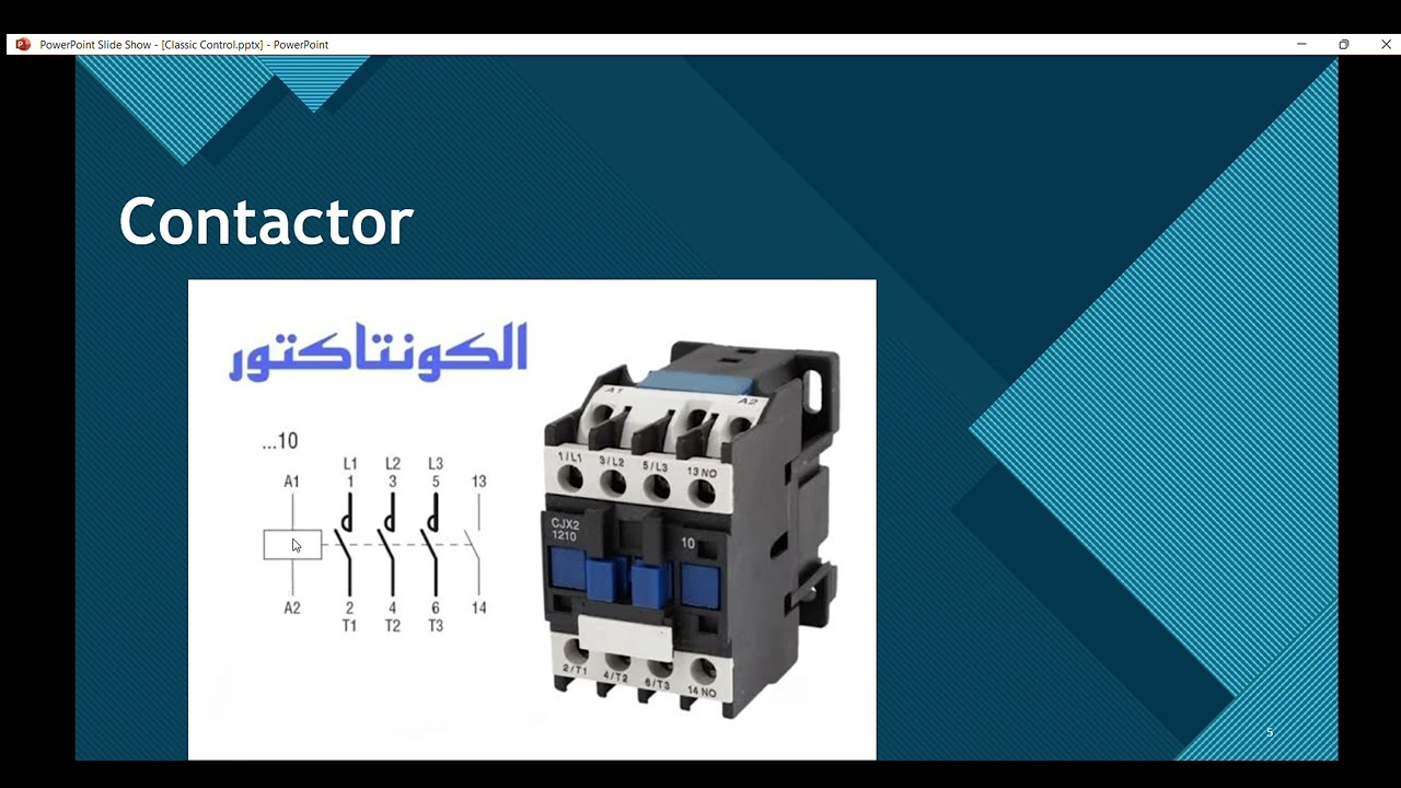 شرح الكونتاكتور بالتفصيل contactor