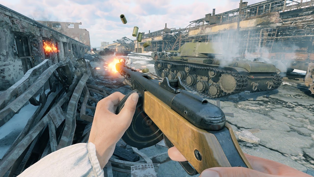 Enlisted Gameplay - Tractor Plant East - Battle of Stalingrad [1440p 60FPS]