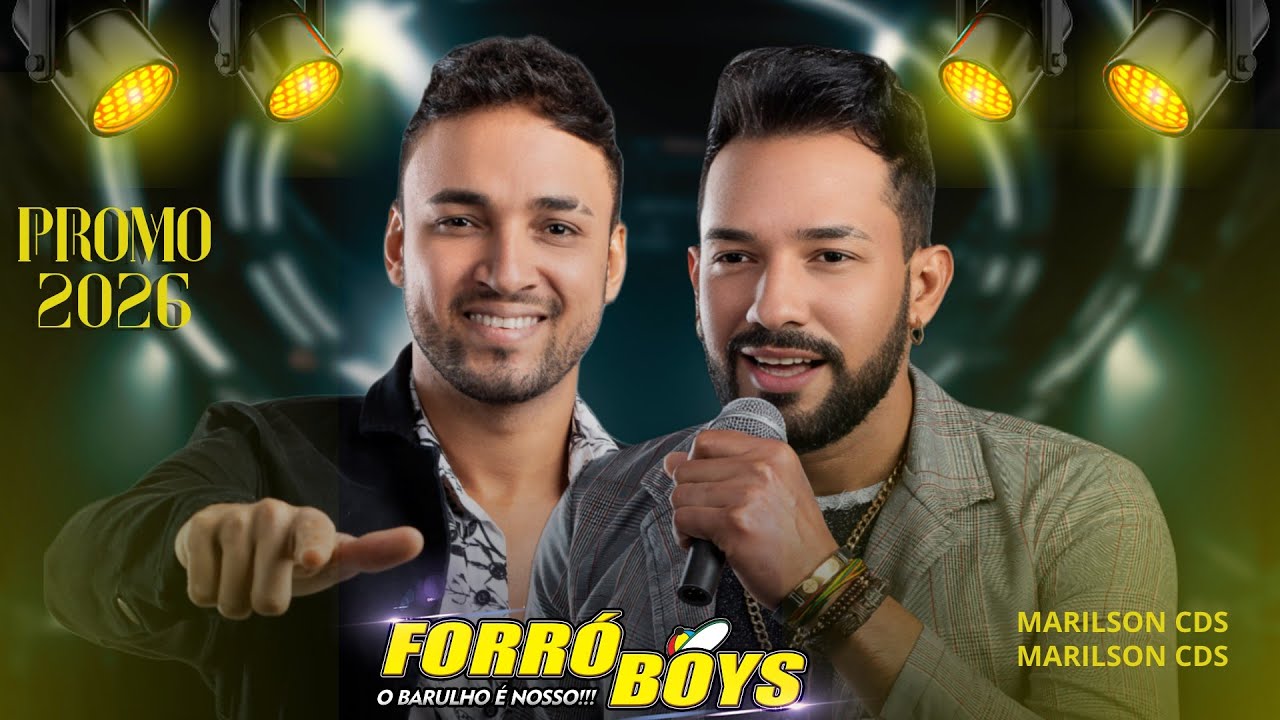 FORRÓ BOYS LANÇAMENTO CD PROMO 2026  FORRÓ BOYS   CD  PROMOCIONAL 2026 