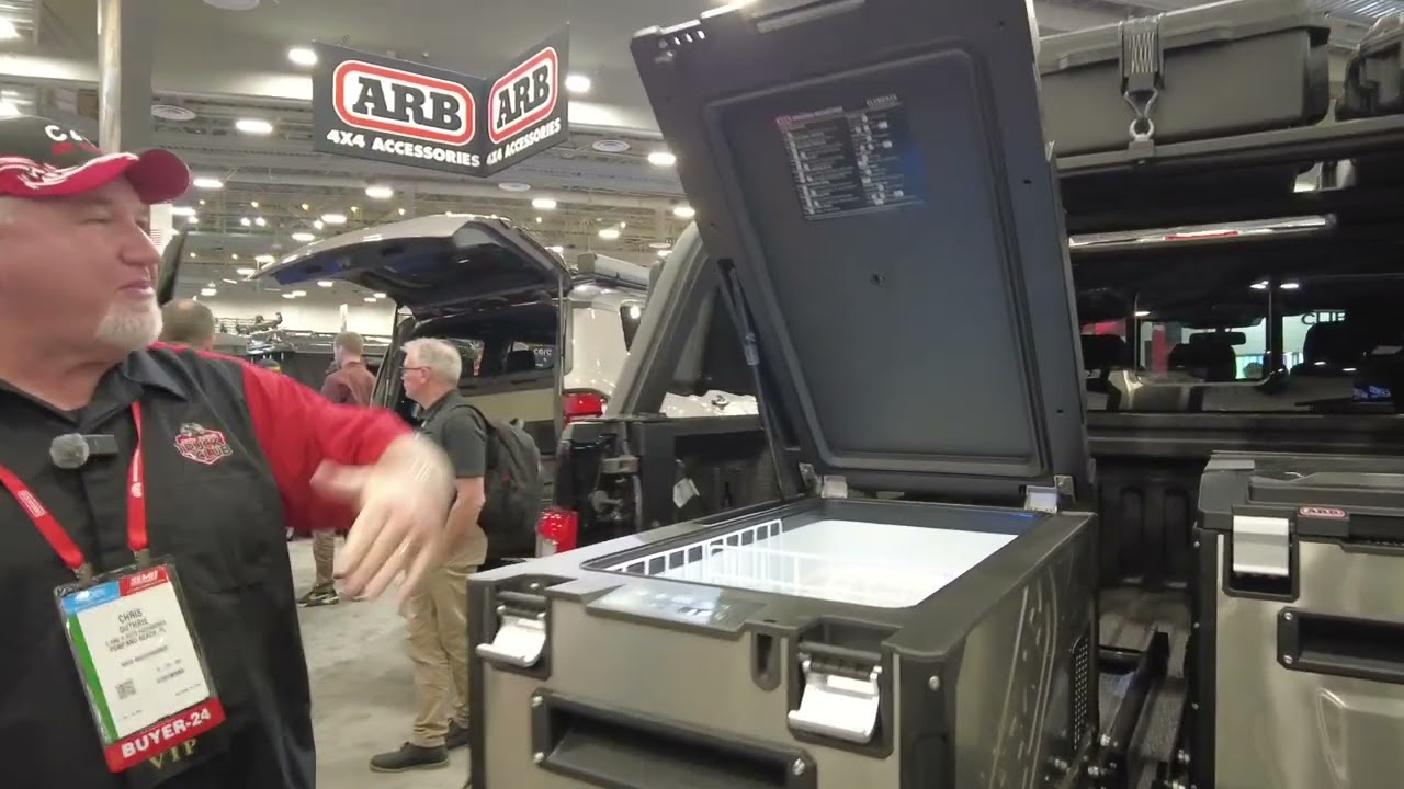 ARB 4x4 Accessories Fridge / Freezer at the SEMA Show review by C&H Auto Accessories #754-205-4575