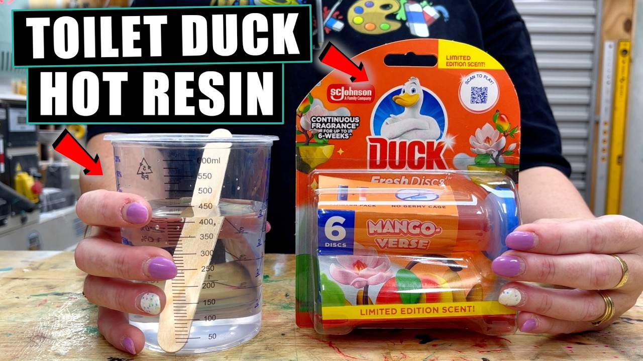What Happens If You Mix TOILET Duck With HOT Resin?