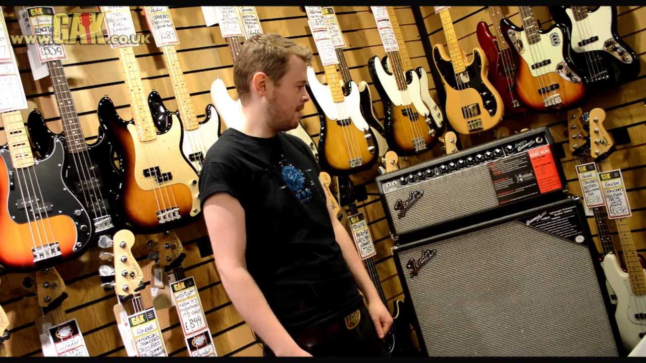 Демонстрация головы Fender Super Bassman на выставке GAK