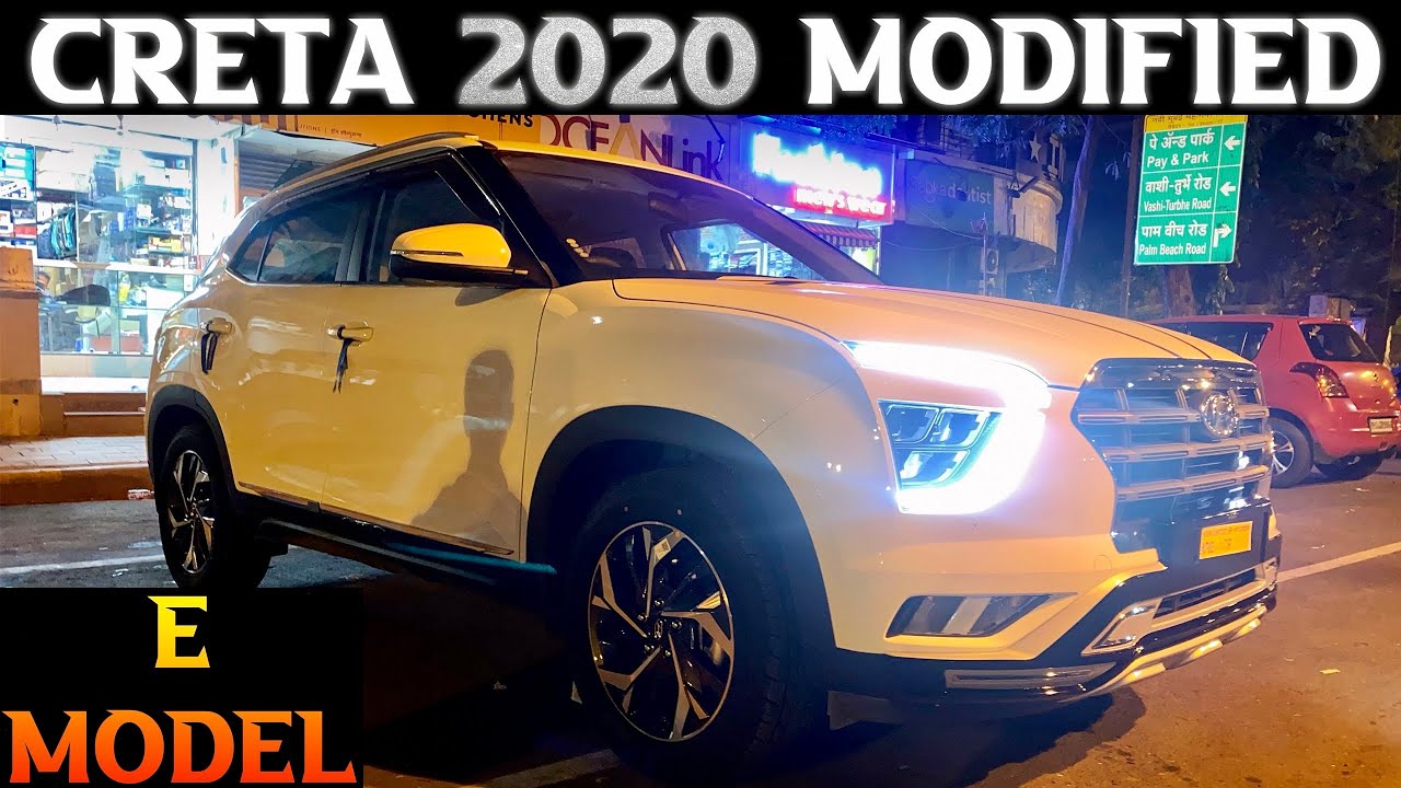CRETA 2020 FROM ANDHRA PRADESH MODIFIED WITH DIAMOND CUT ALLOYS 17 INCH ||📞9321811482