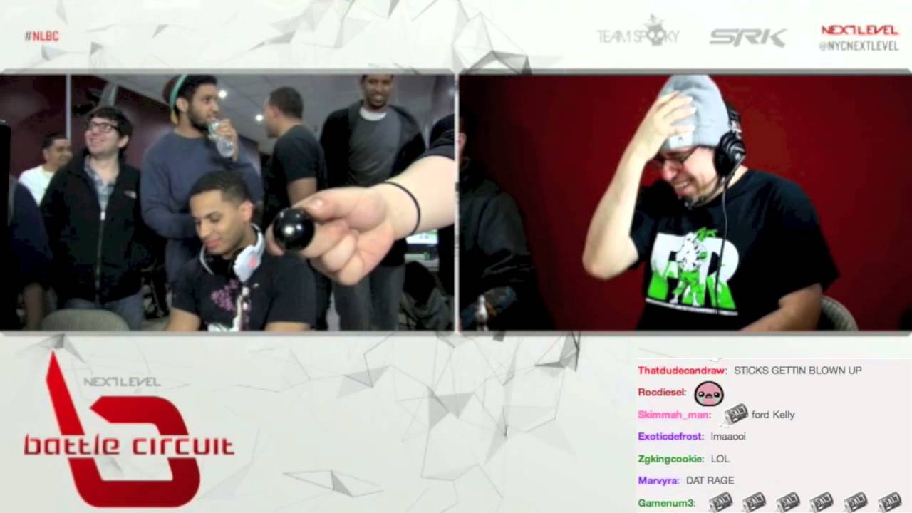 Sanford DESTROYS His Fight Stick (Protect Your Ears)