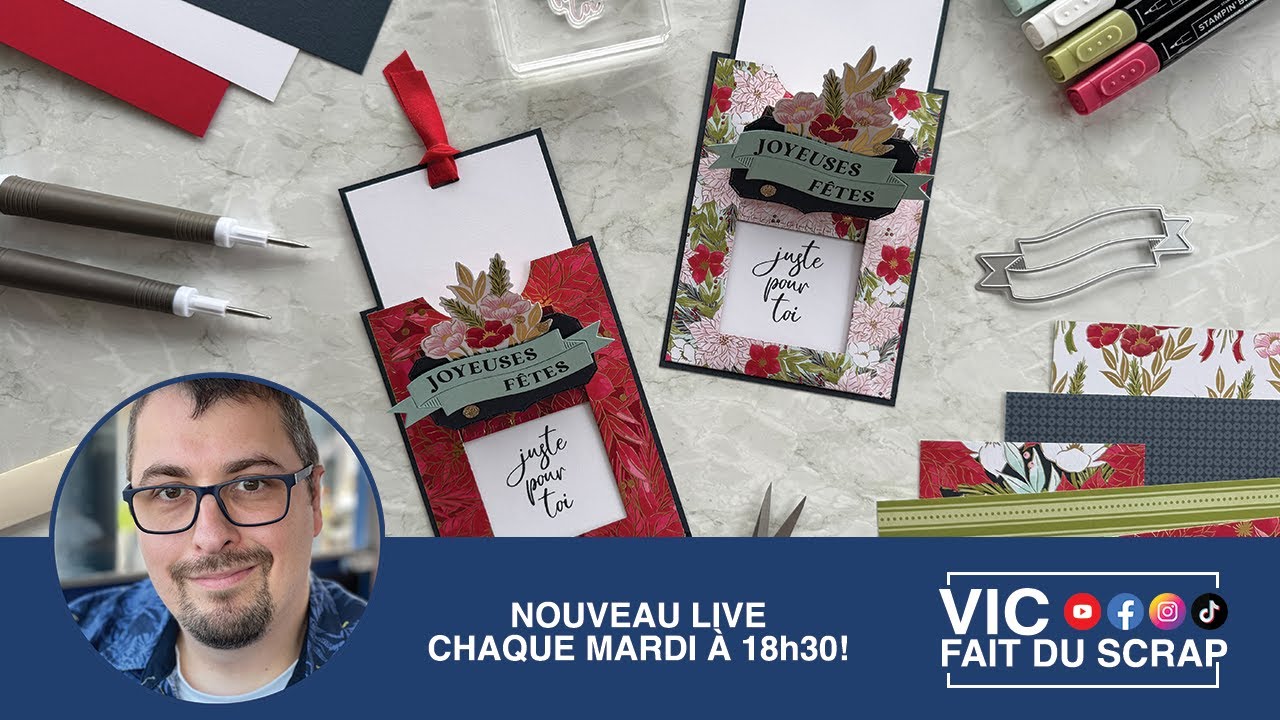 [Tuto Scrap] Carte Coulissante de No&euml;l