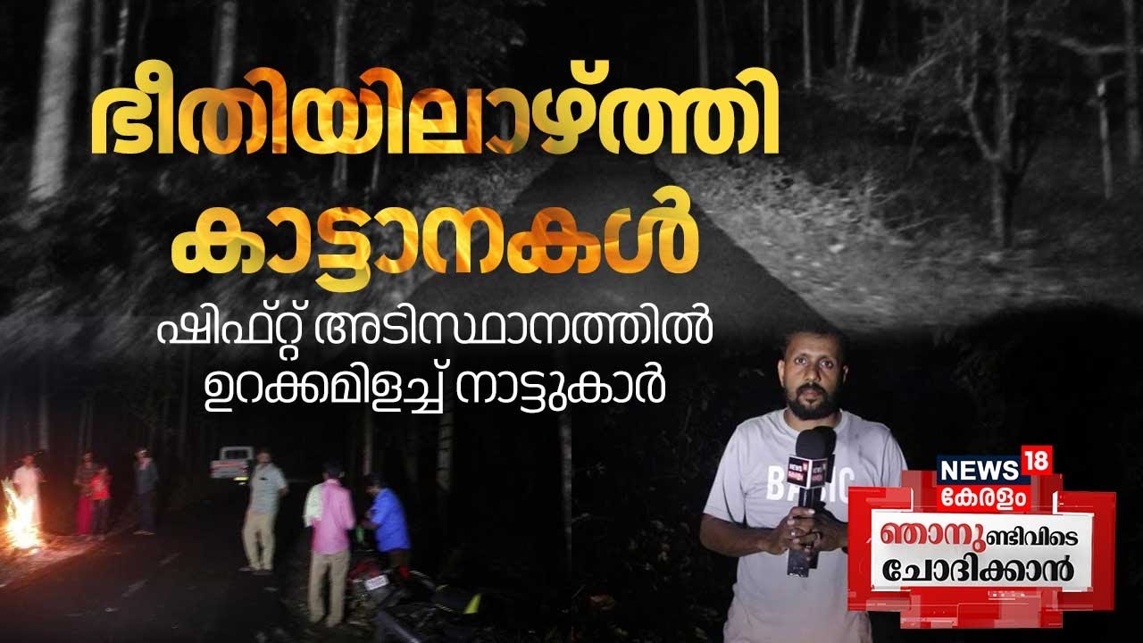 Njanundivide Chothikkan | ഭീതിയിലാഴ്ത്തി കാട്ടാനകൾ |Mullaringadu | Idukki |Wild Animals Attack