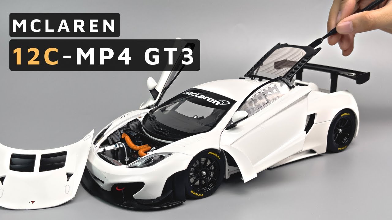 Unboxing McLaren MP4-12C GT3 - Model Cars AUTOart 1:18 Scale