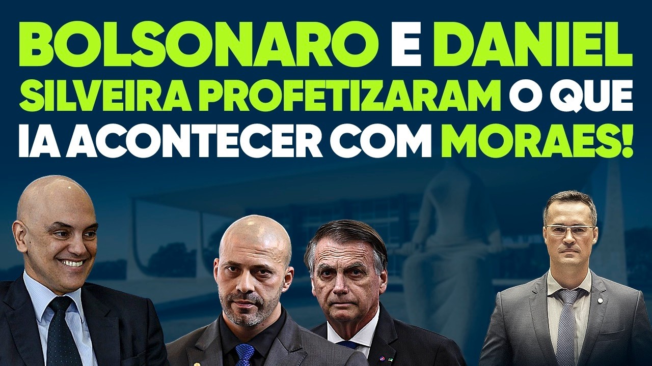 Incrível: ressurgem vídeos proféticos de Bolsonaro e Daniel Silveira sobre Moraes!