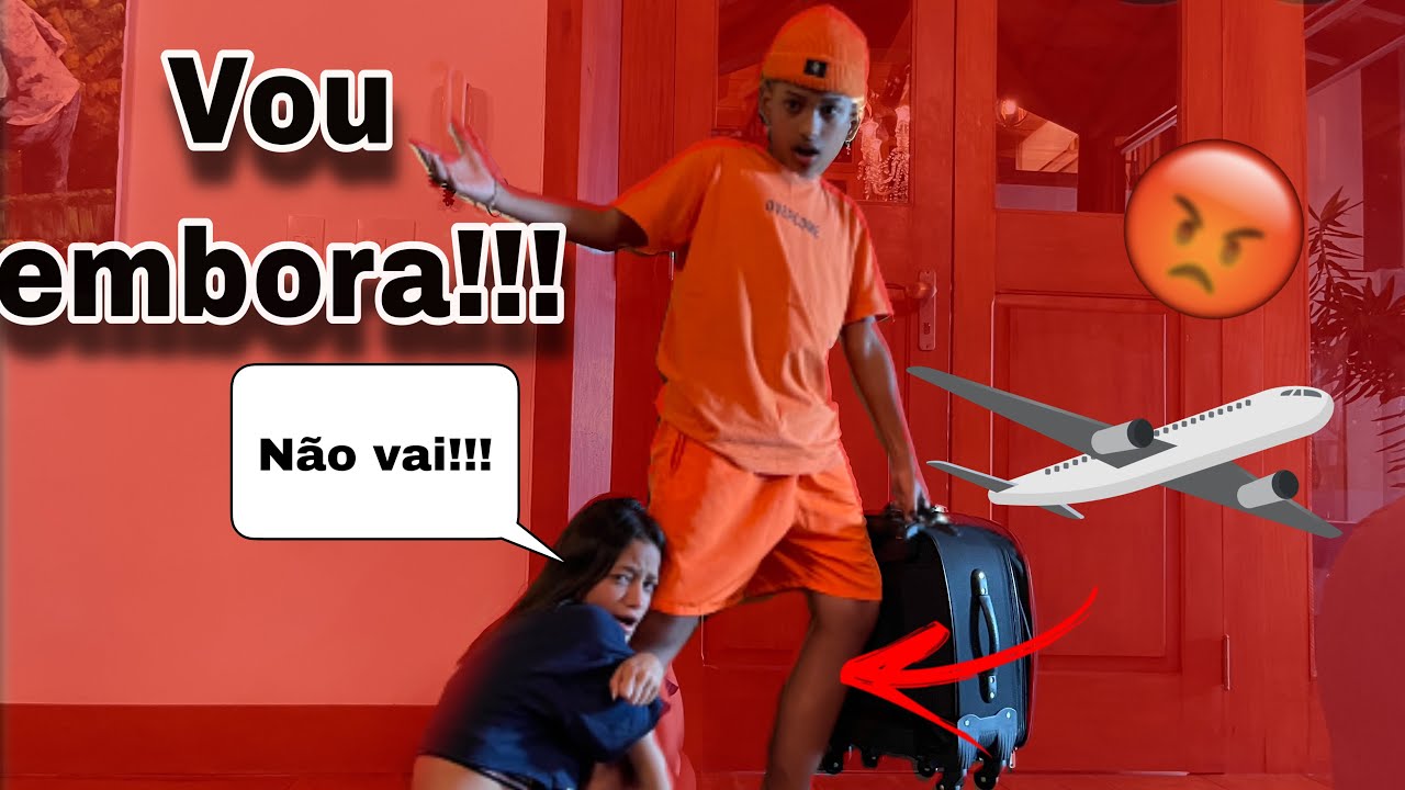 FUI EMBORA DA CASA!!!😱