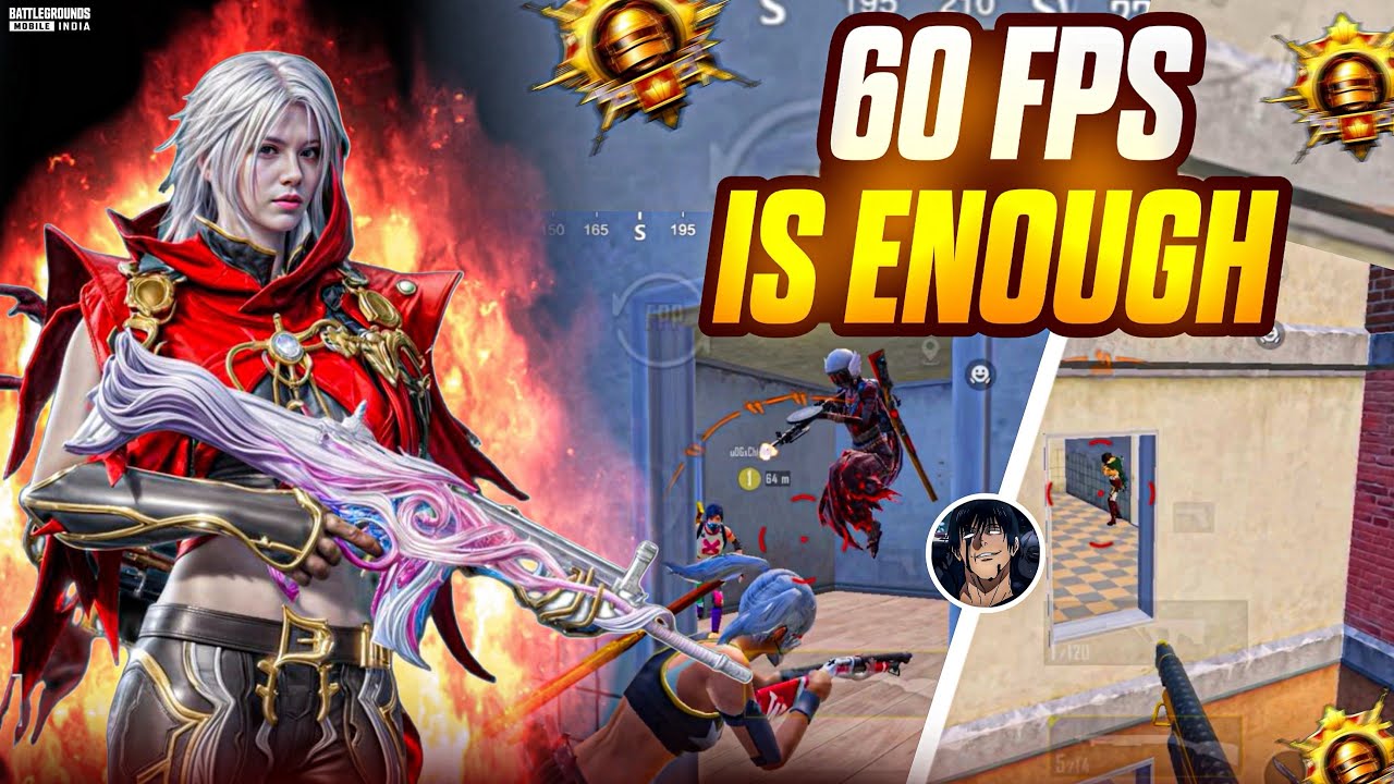 60 FPS IS ENOUGH FOR ME | 5 FINGER PLAYER ☠️