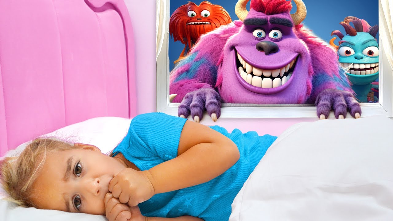 Monster under my bed - song for kids with Alice