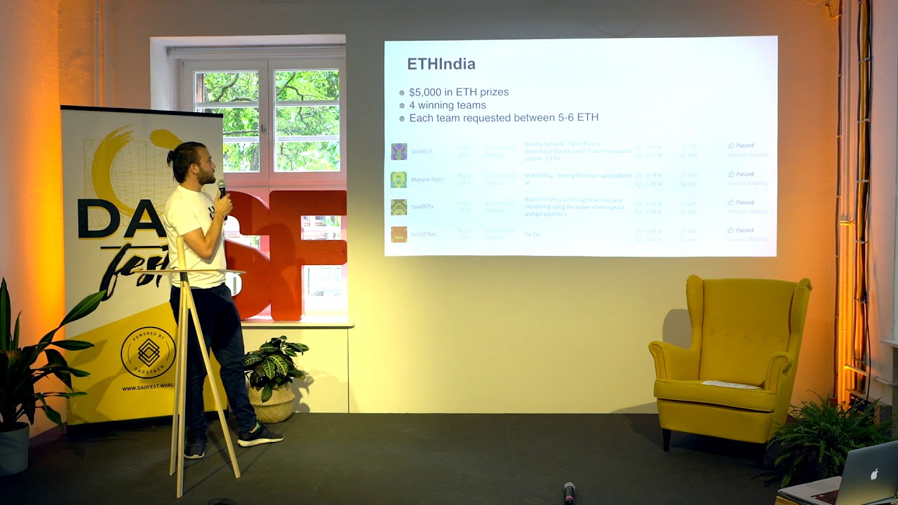 Eylon Aviv of DAOstack announces the arrival of dHack @ DAOfest Berlin