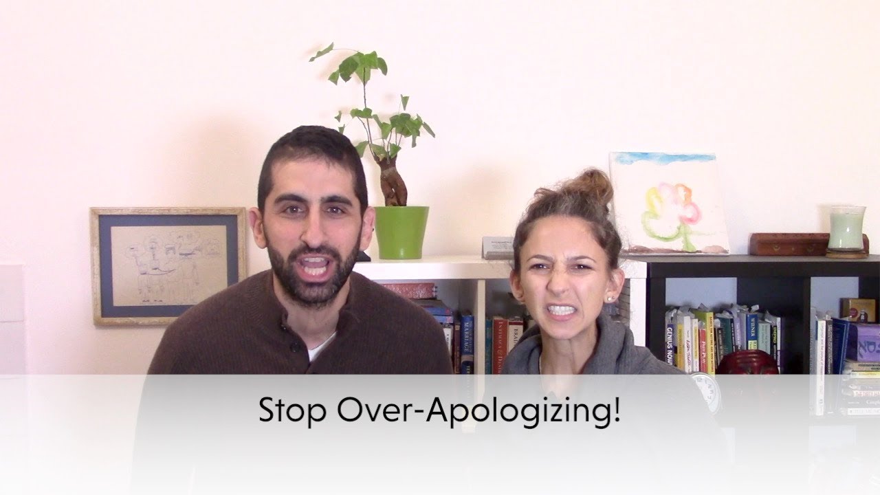 Stop over-apologizing!