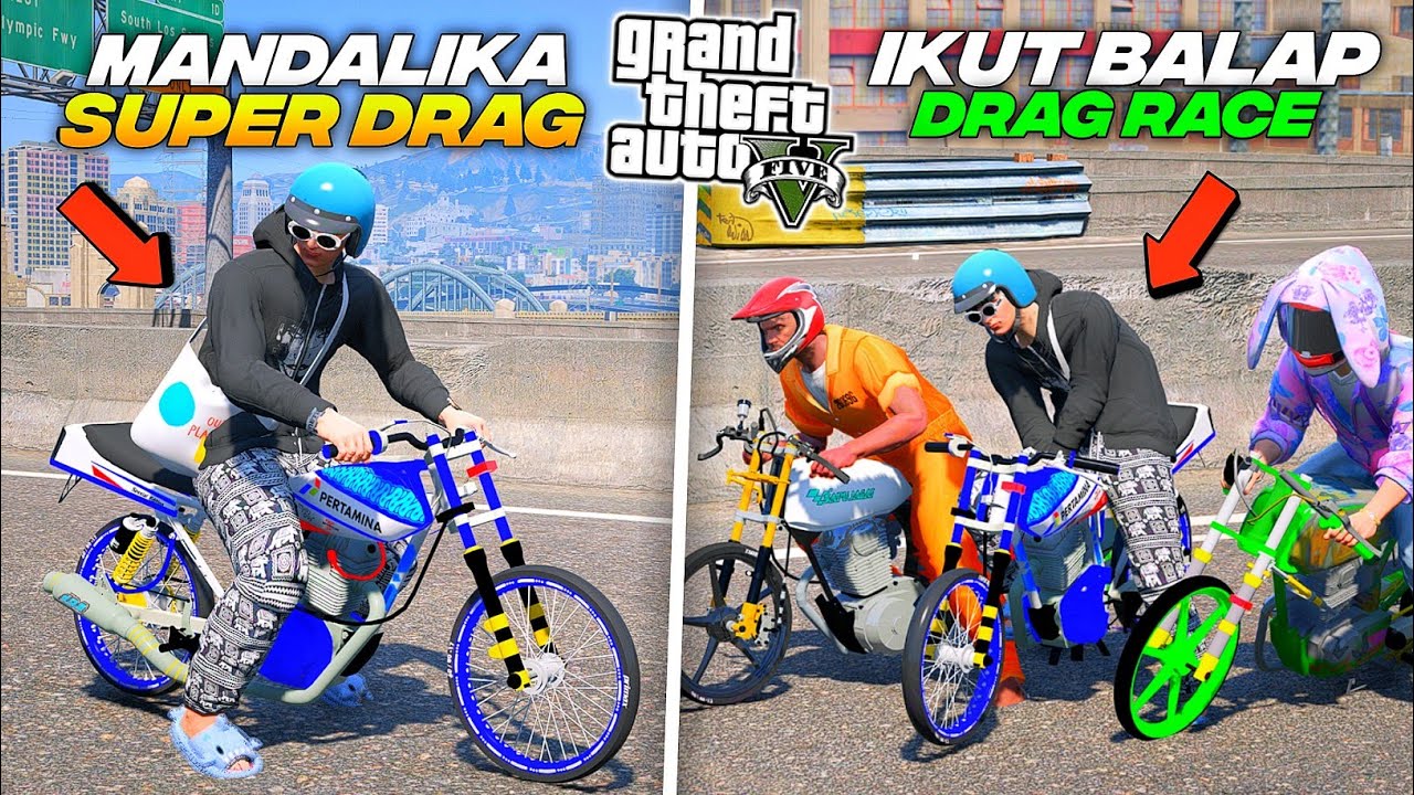 Aku Beli Motor Drag Langka Dari Bengkel Drag Untuk Ikut Balapan Drag Race Di - GTA 5 MOD