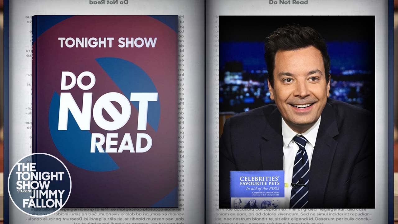 Do Not Read: Microwave Miracles, Celebrities' Favorite Pets | The Tonight Show Starring Jimmy Fallon