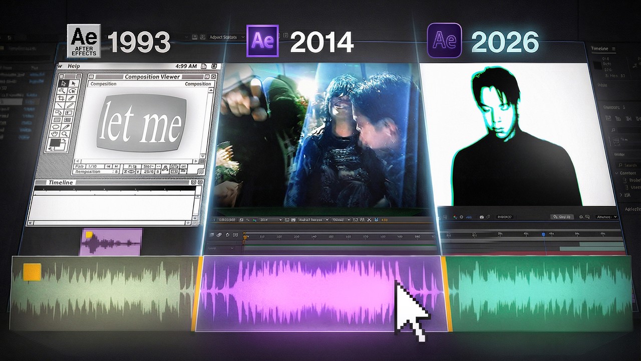 I Made an Edit in Every Version of After Effects (1993&ndash;2024)