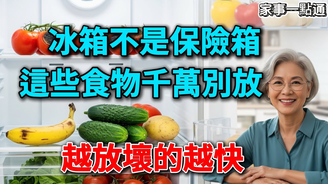冰箱不是保險箱！這15種食物千萬別放，越放壞得越快，90%的人都做錯了！