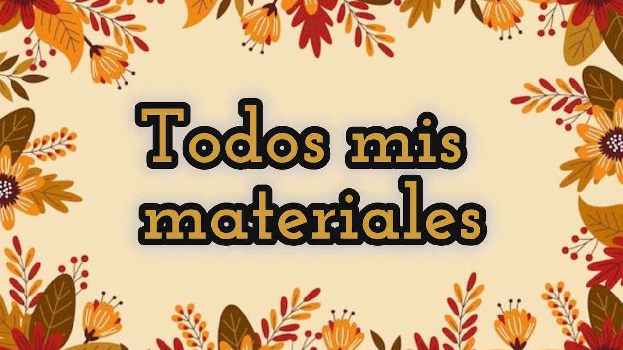 Os ense&ntilde;o todo lo que uso para el punto de cruz 🌼&hearts;️🧵#flosstube #puntodecruz #crosstitch 