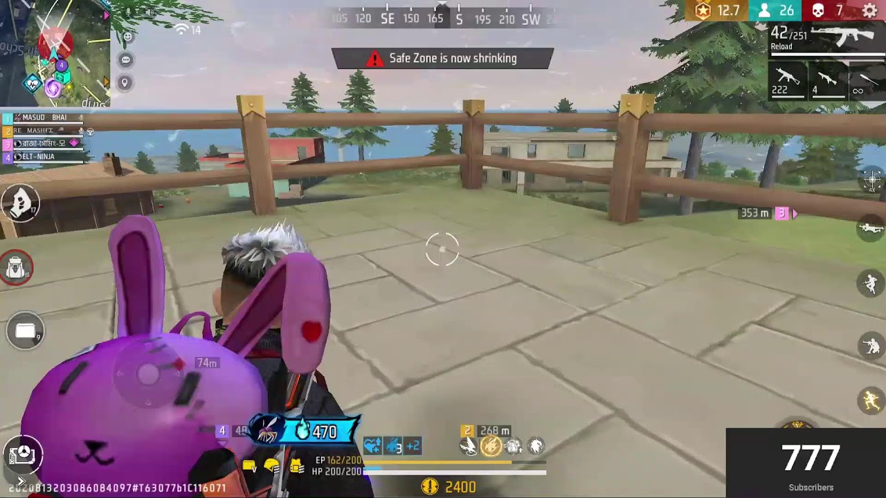 New Grandmaster Top 1 Push V Badge Lobby ❤ FF LIVE ✌