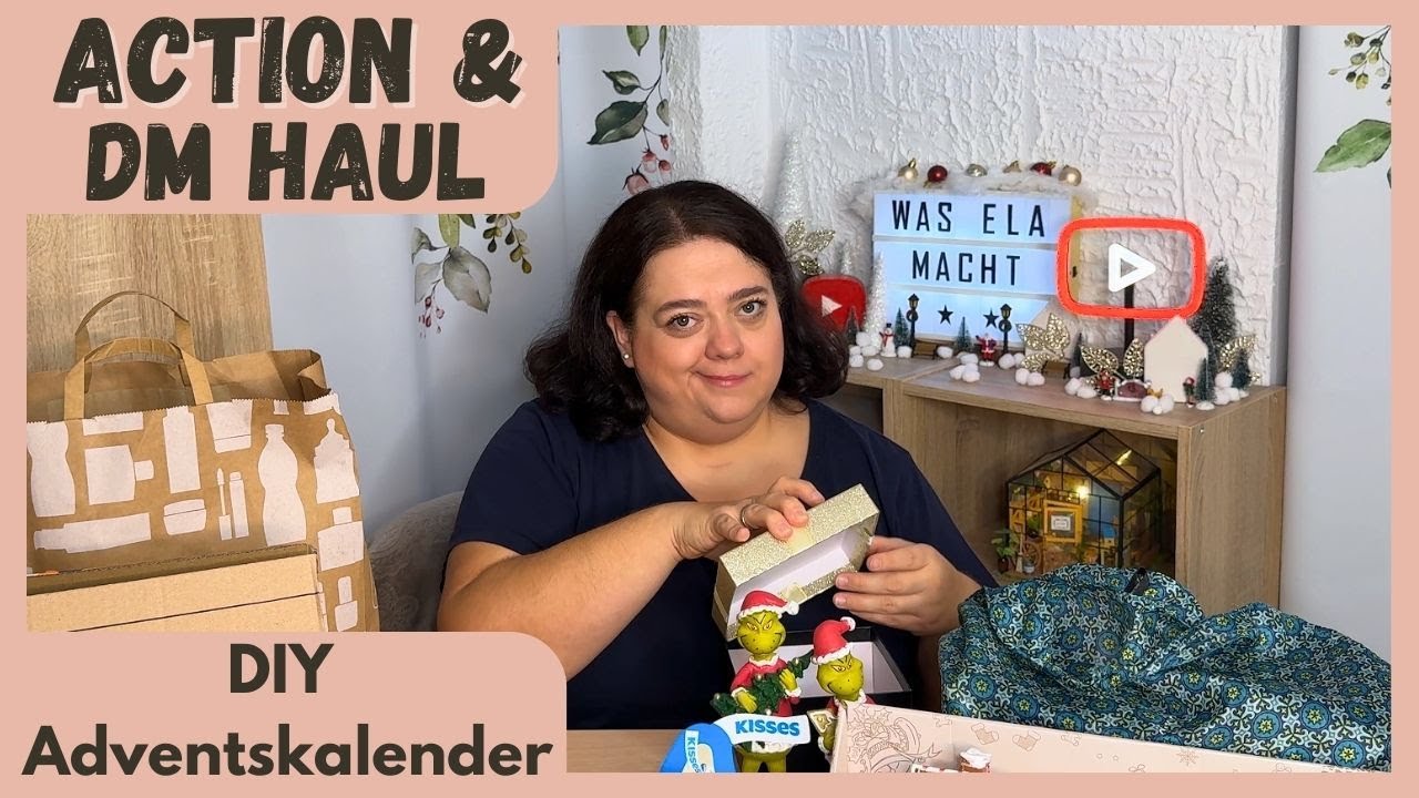 🎄 Weihnachts-HAUL XXL: Action Xmas, DM & Amazon – Zuckerfreier Adventskalender für meinen Mann 🎁✨
