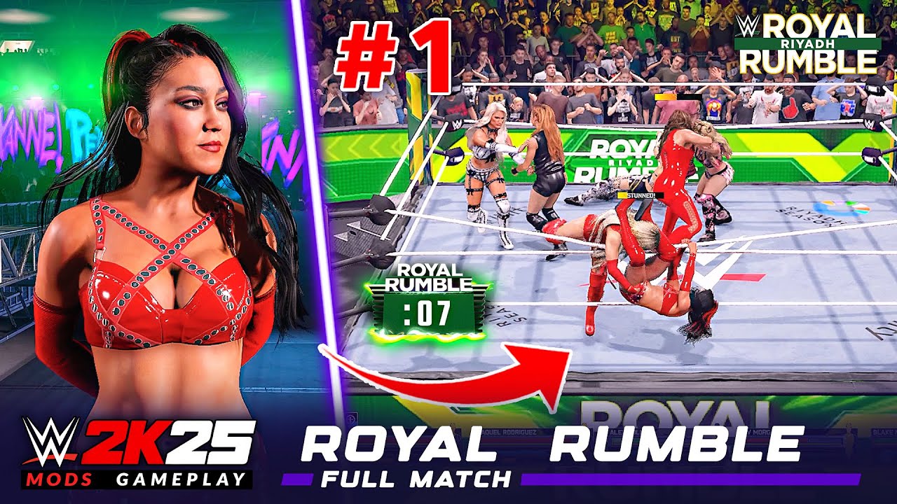 HISTORY IS MADE! 👑 Roxanne Perez WINS Royal Rumble FROM #1 Spot! [WWE 2K25 Full Match]