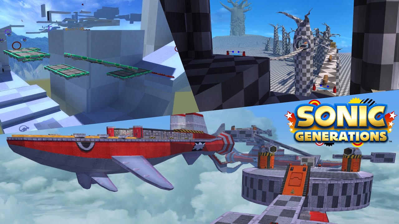 Sonic Generations - 3 Stages Mods