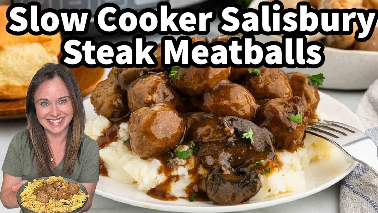 Crockpot Salisbury Meatballs ― Set-It-&-Forget-It Dinner Win!