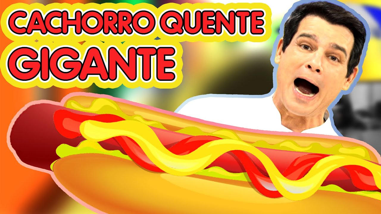 CACHORRO QUENTE GIGANTE │FIZ UM HOT DOG GIGANTE