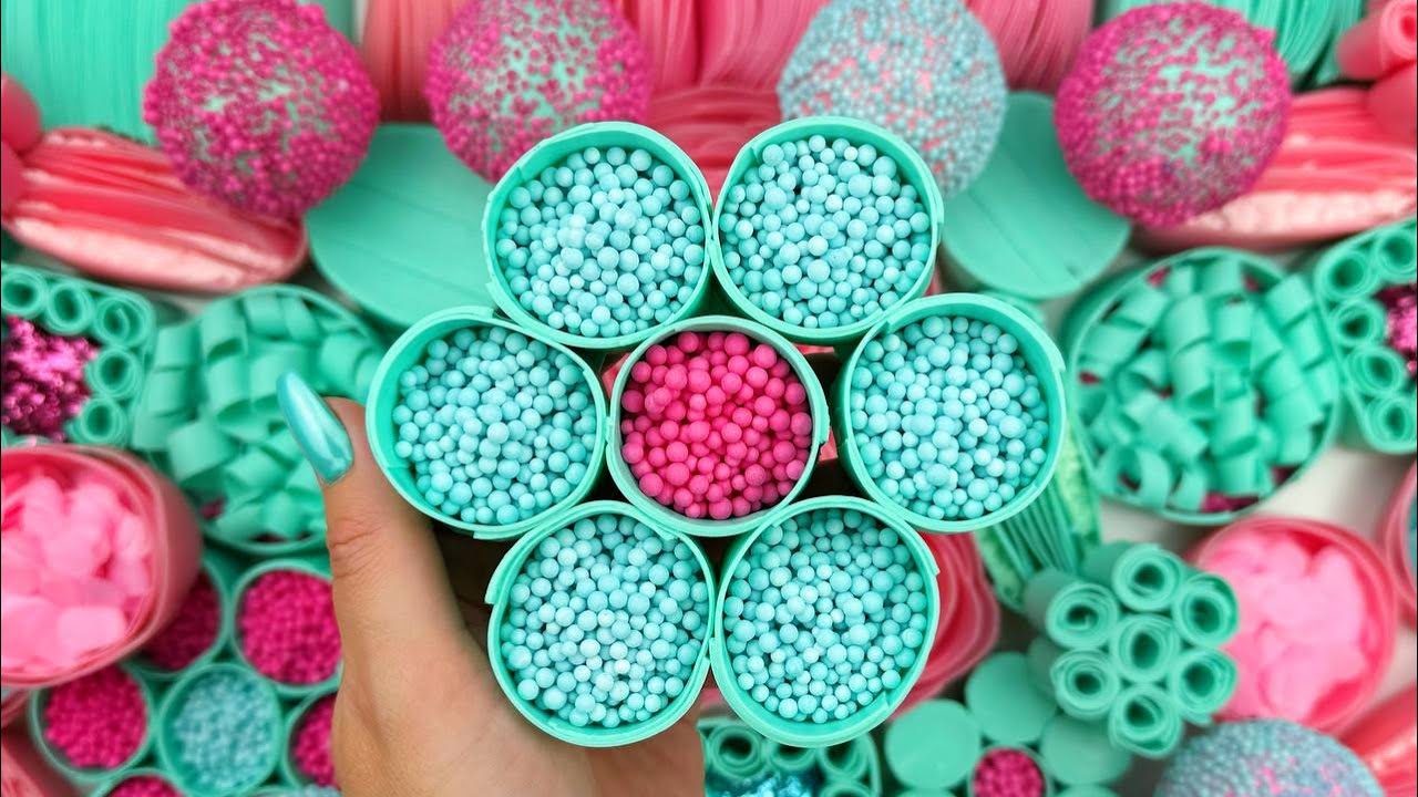 [ASMR]Compilation set★ASMR SOAP★Crushing soap★Cutting soap cubes★FOAM&GLITTER&STARCH★