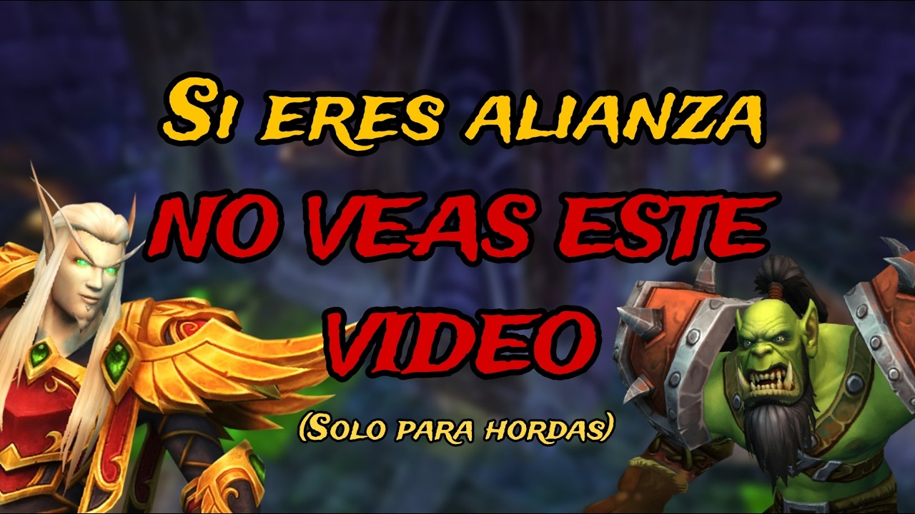 LA HORDA es MAS que una FACCION de World of warcraft