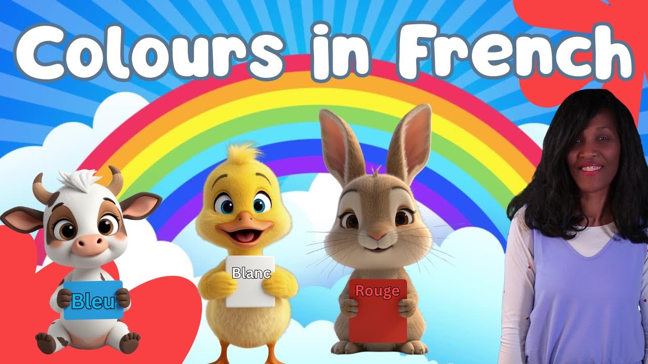 French Colours for Kids  Sing & Learn! 🇫🇷